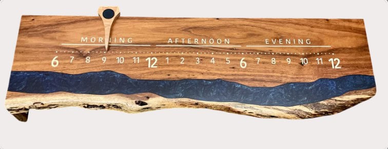 "Chelo" | Chechen and Resin | 40 x 12"