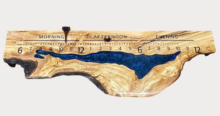 "Romeo" | Olivewood and Resin | 60 x 20"