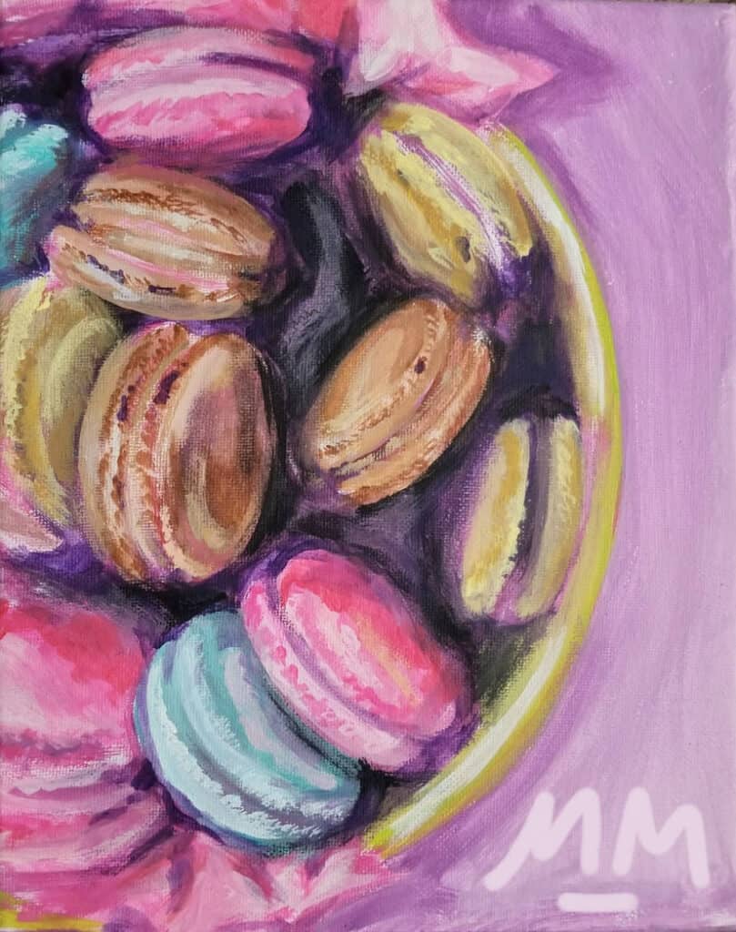 "Macarons Galore" |
Original Acrylic | 10 x 8"
